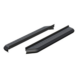 AeroTread 5" x 67" Black Stainless Running Boards (No Brackets)