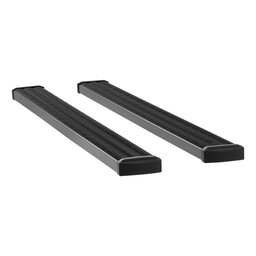 Grip Step 7" x 88" Black Aluminum Running Boards, Select Chevrolet, GMC