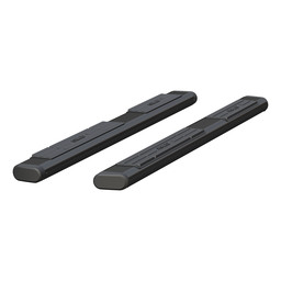 6" x 75" Black Aluminum Oval Side Bars (No Brackets)