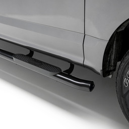 4" Black Steel Oval Side Bars, Select Ram 1500