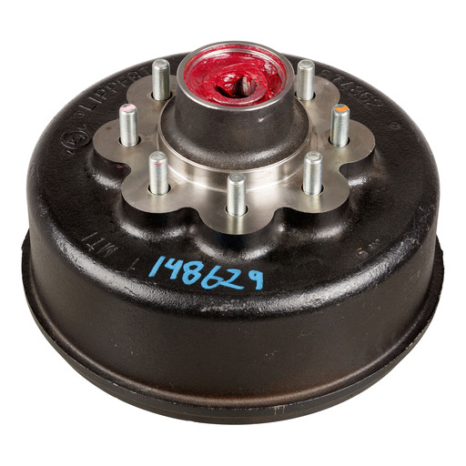 Lippert RV Brake Drum Hub Assembly for 8,000-lb. Axle - 8 on 6.5", 9/16" Stud - 148629