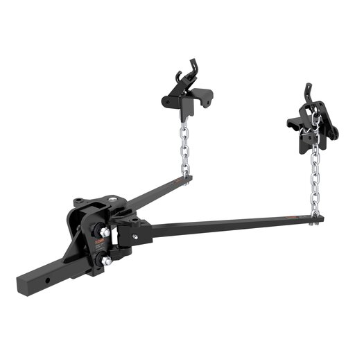 Curt Short Trunnion Bar Weight Distribution Hitch (10K - 15K lbs., 28-3/8" Bars) - 17333