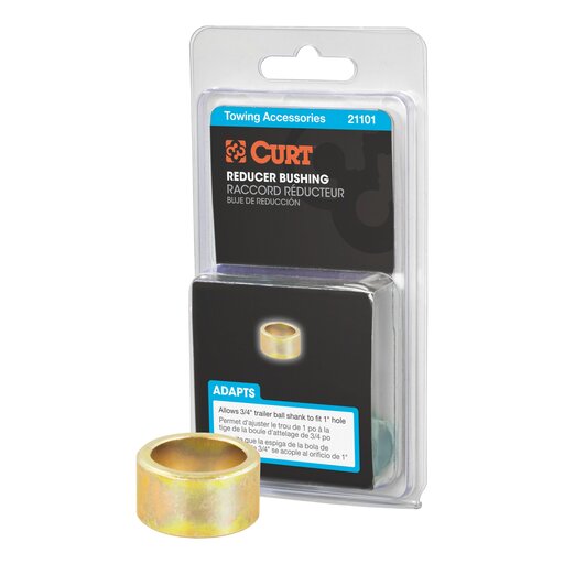 Trailer Ball Reducer Bushing (From 1" to 3/4" Stem, Packaged)