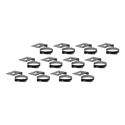 Connector Bracket Mounts for 4, 5 and 6-Way Brackets (12-Pack)